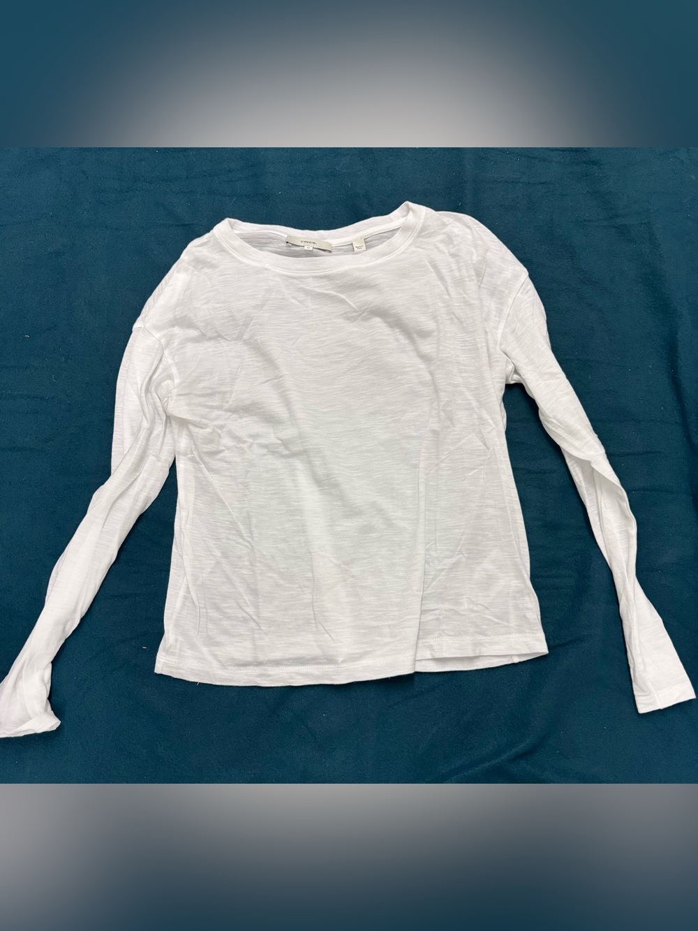 Vince White Long-Sleeve Kids Tee